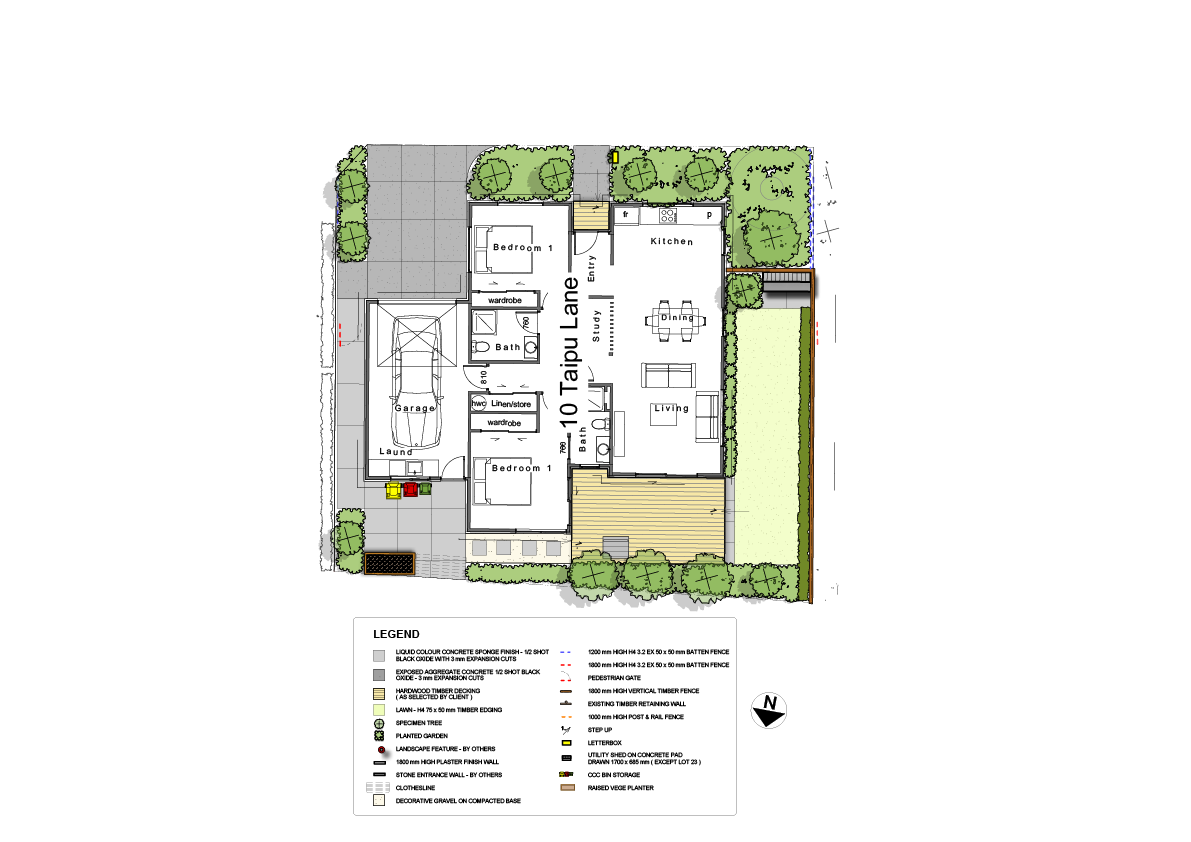 Landscaping Plan Lot 13