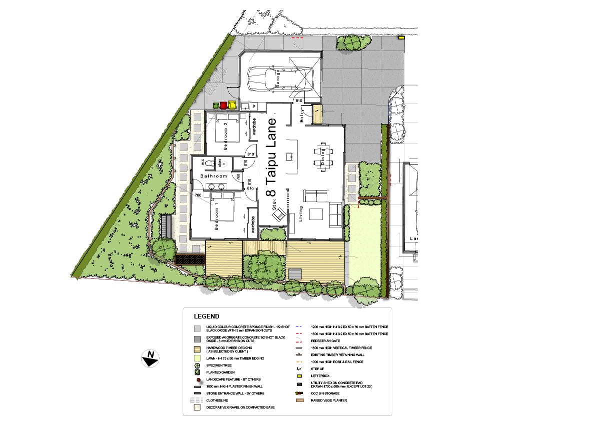 Landscaping plan Lot 14