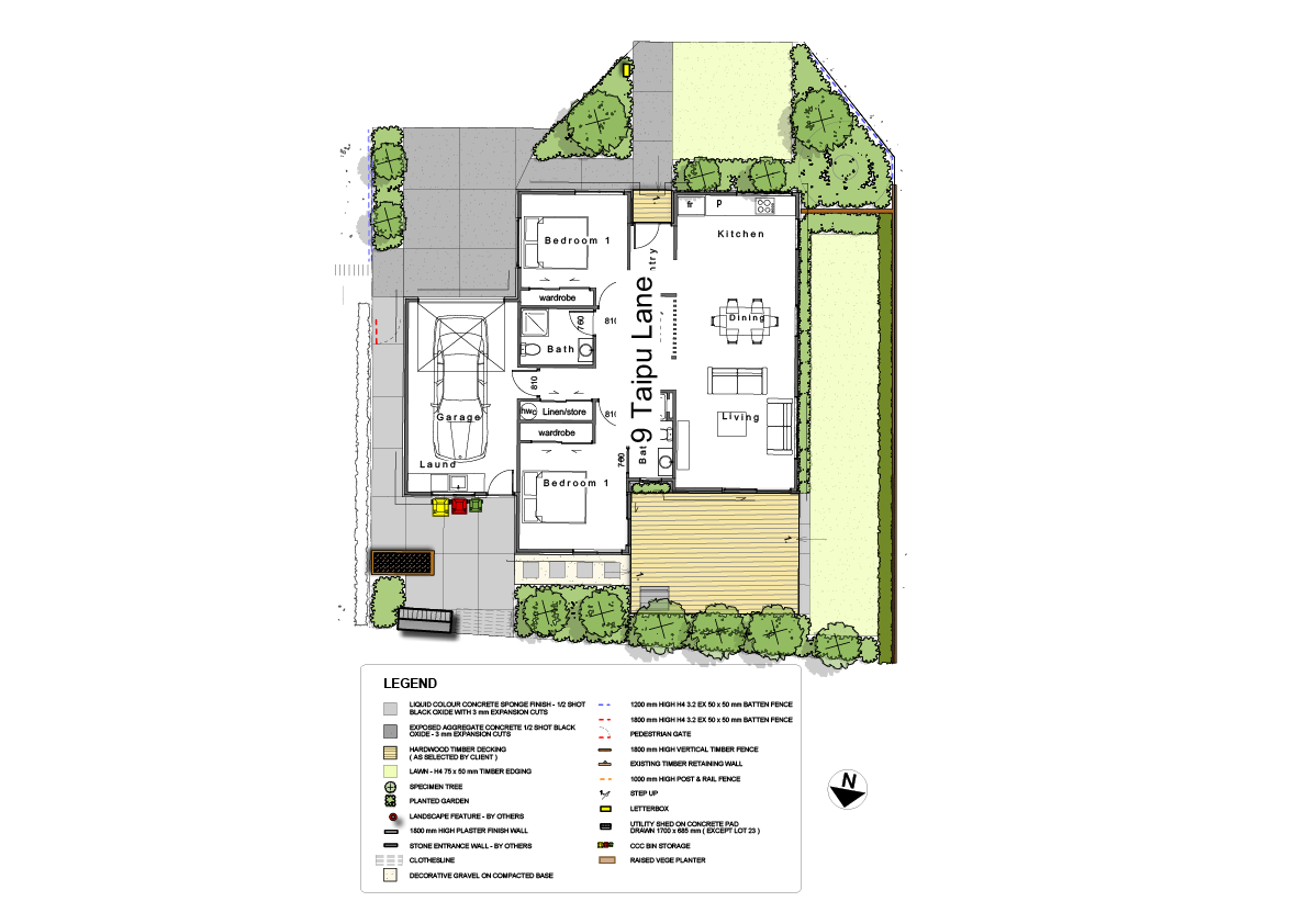 Lot 12 Landscaping Plan