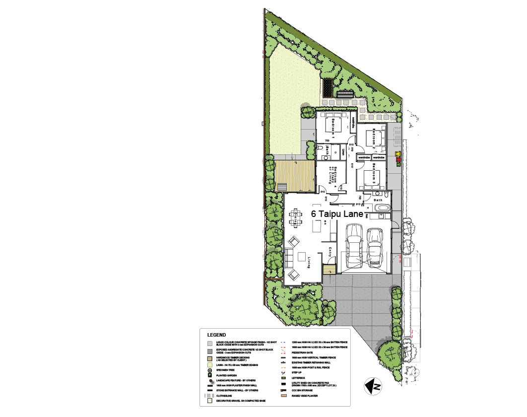 Lot 15 Landscaping plan