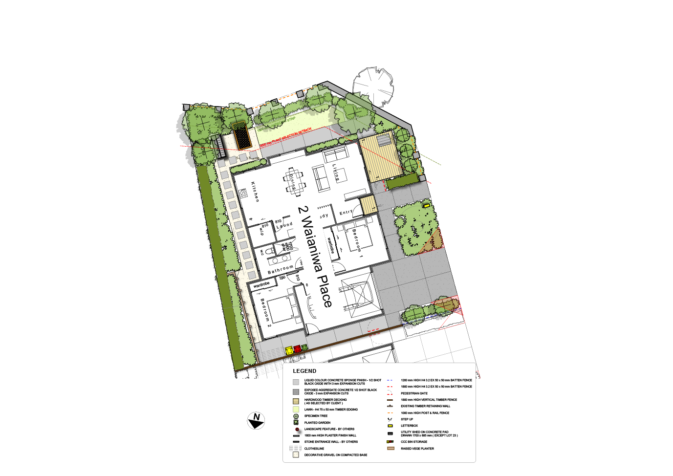 Lot 24 Landscaping Plan