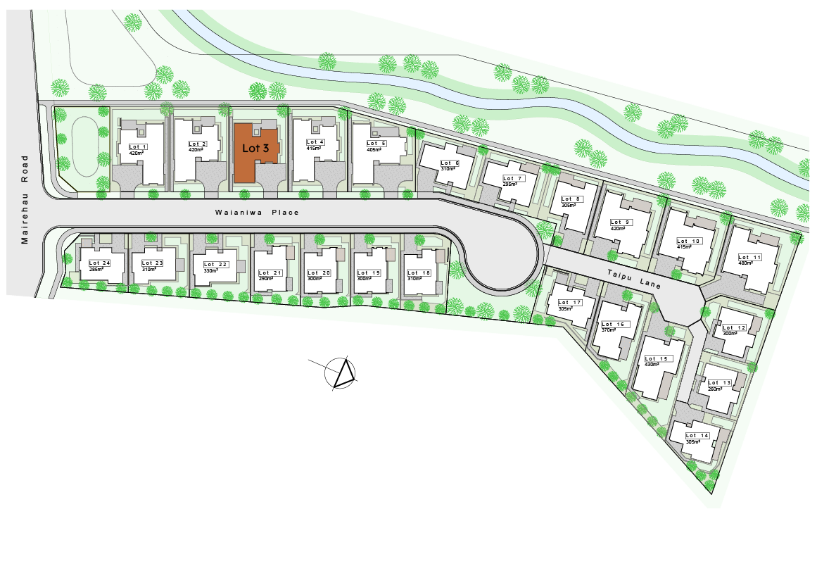 Lot 3 Labelled Mairehau