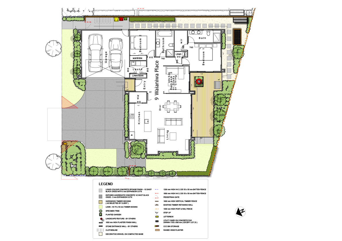 Lot 5 Landscaping plan